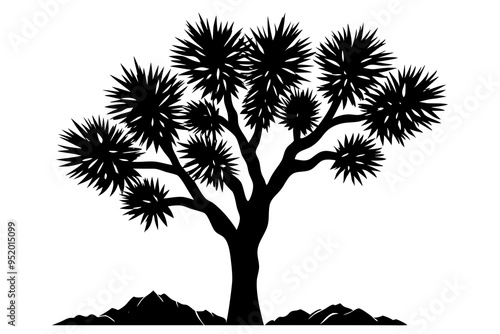 Joshua tree vector illustration