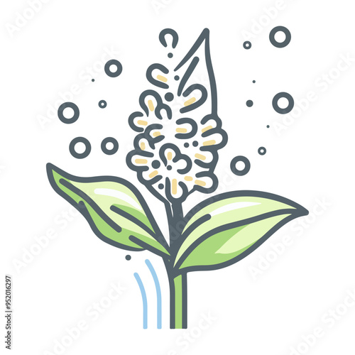 Hay Fever vector icon