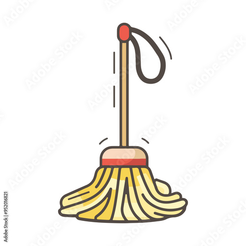 Mop vector icon
