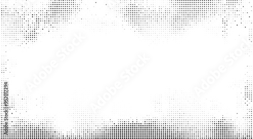 Dot halftone pattern gradient texture, digital technology grunge background and retro overlay pixel backdrop in comic style. Halftone dotted pop art frame or fashion business banner for social media.