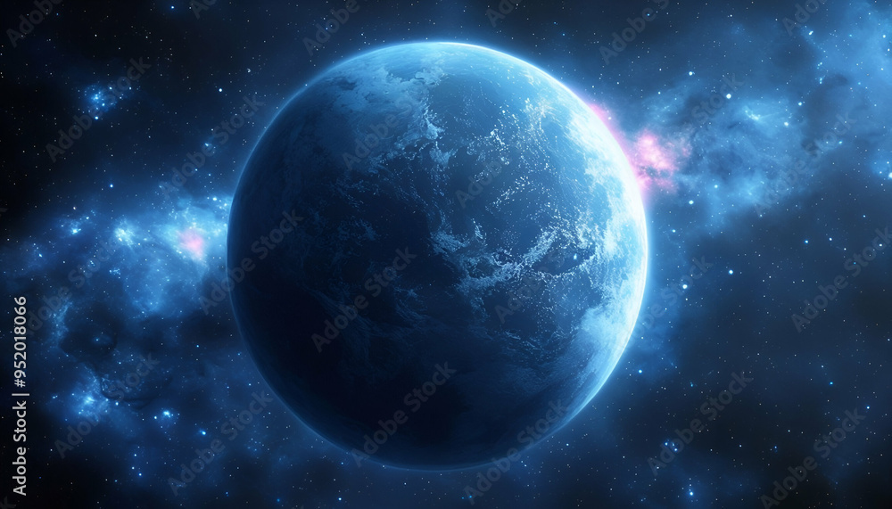 Obraz premium big planet in the space