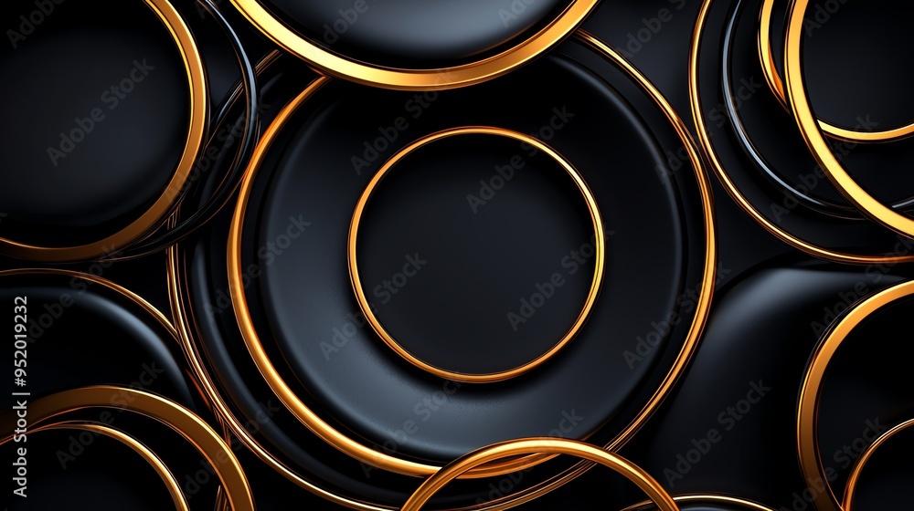 Abstract metallic background with wavy lines in silver and gold Abstract metallic background with wavy lines in silver and gold