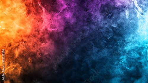 Blue and Orange Smoke.