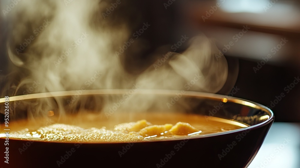 A close-up of steam coming from a bowl of hot soup, with the steam forming delicate patterns against a blurred background, emphasizing the freshness and warmth of the meal. A close-up of steam coming from a bowl of hot soup, with the steam forming delicate patterns against a blurred background, emphasizing the freshness and warmth of the meal.