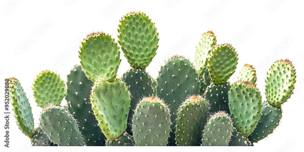 green cactus, isolate on white background green cactus, isolate on white background