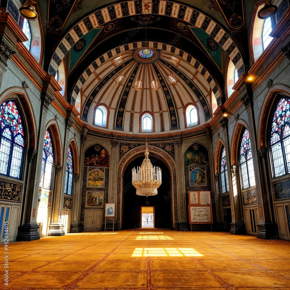 Obraz premium interior of the cathedral or mosque