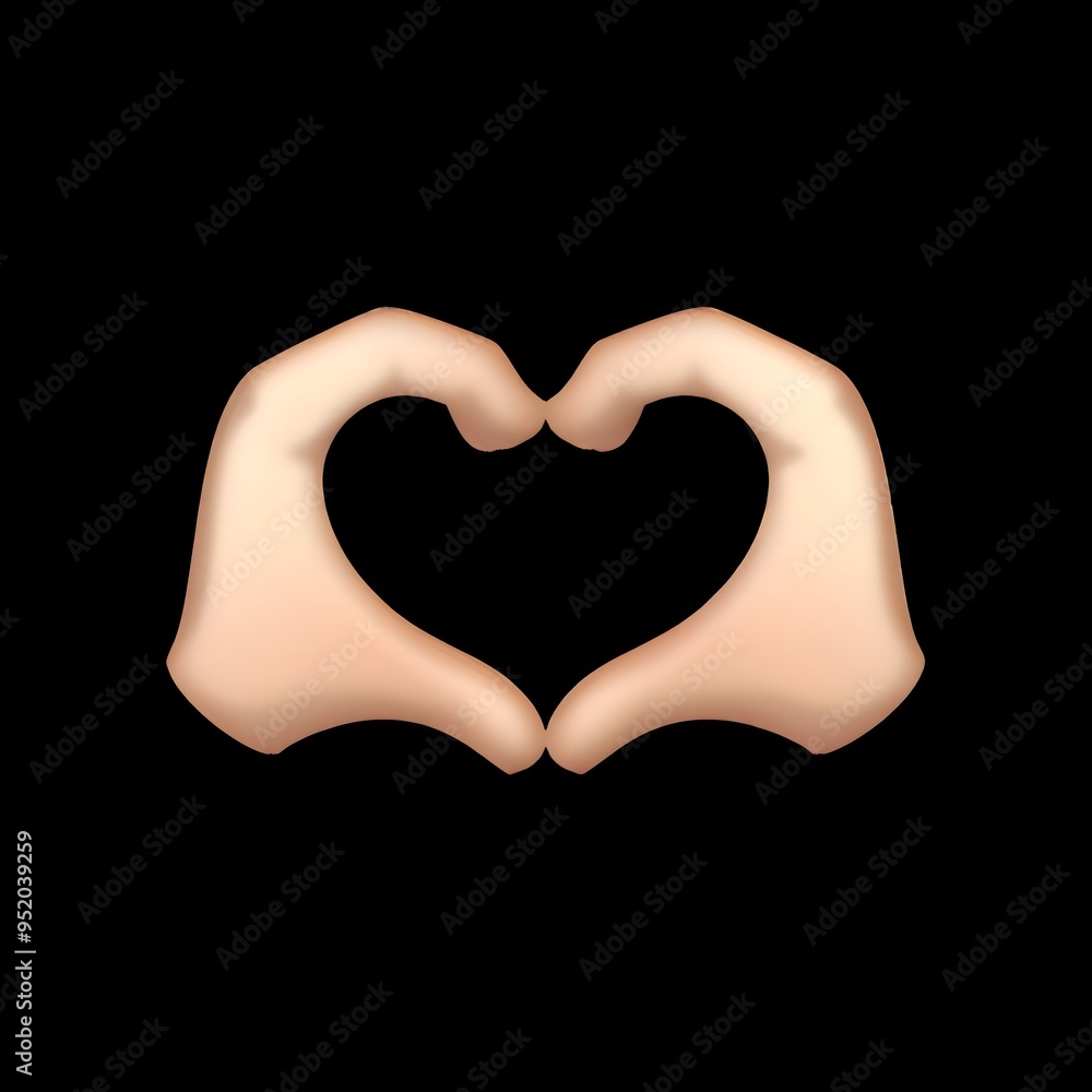 Fototapeta premium Heart Hands 