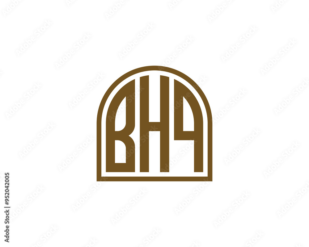BHQ logo design vector template. BHQ BHQ logo design vector template. BHQ