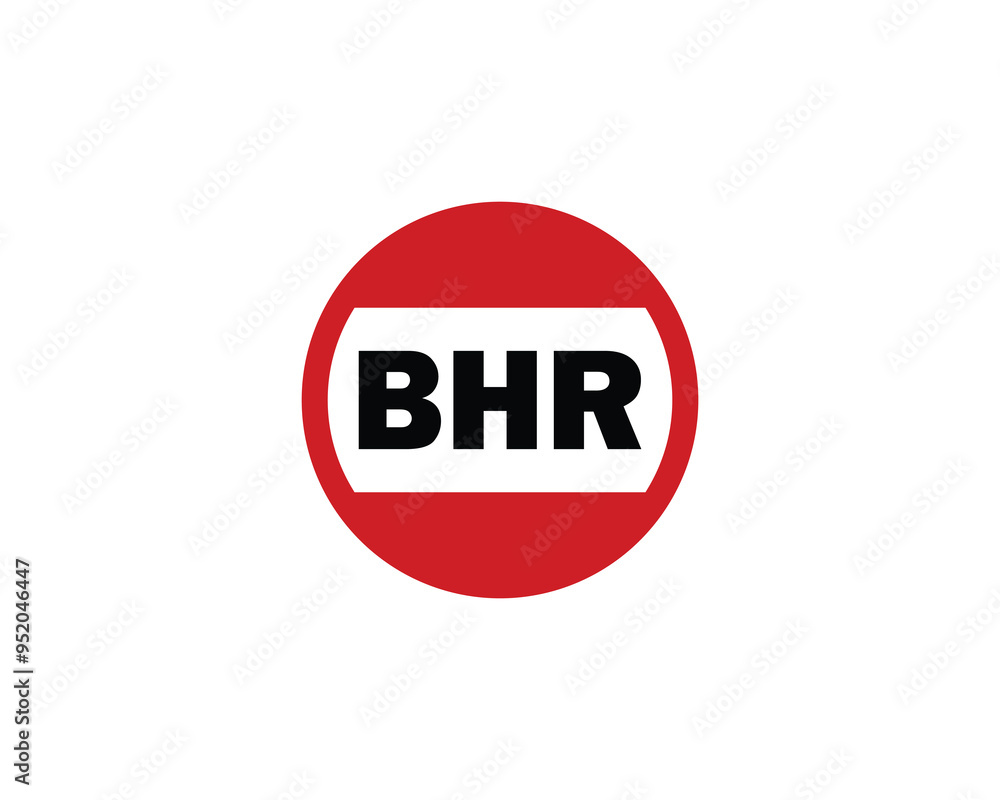 BHR Logo design vector template. BHR BHR Logo design vector template. BHR
