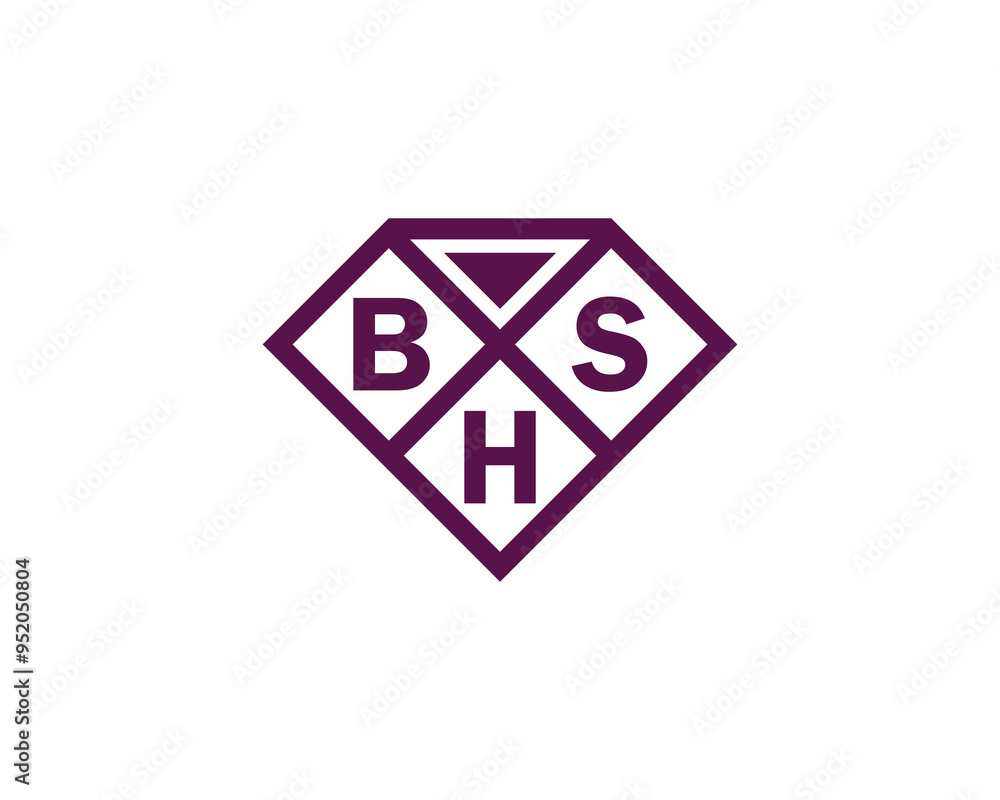 BHS logo design vector template. BHS BHS logo design vector template. BHS