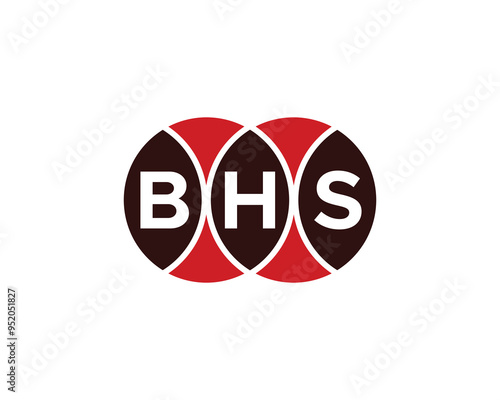 BHS logo design vector template. BHS photo