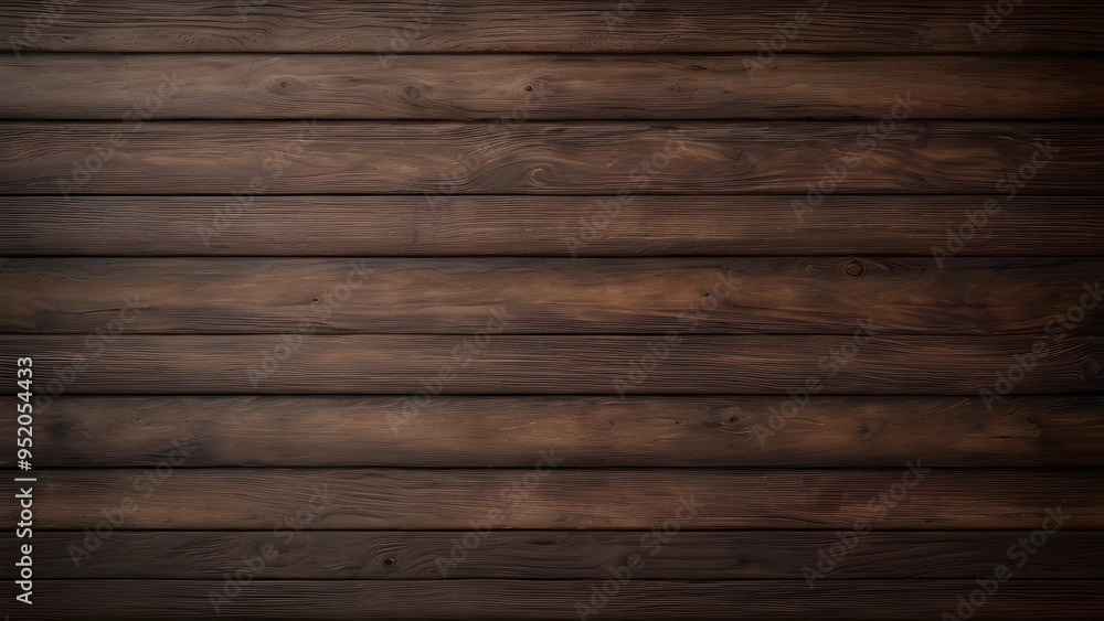 Obraz premium horizontal brown wood panel background