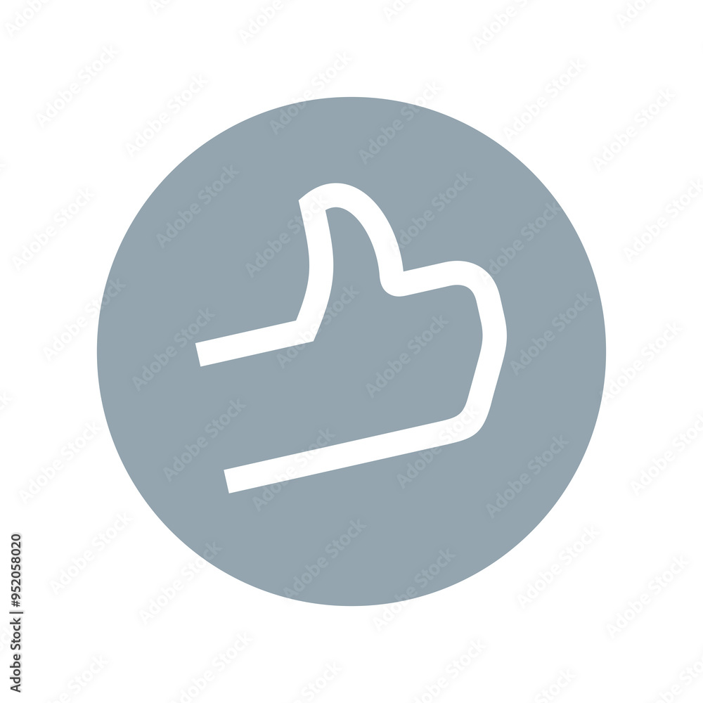 Thumb up icon. Like icon. Rating button for web and mobile devices. Thumb up icon. Like icon. Rating button for web and mobile devices.