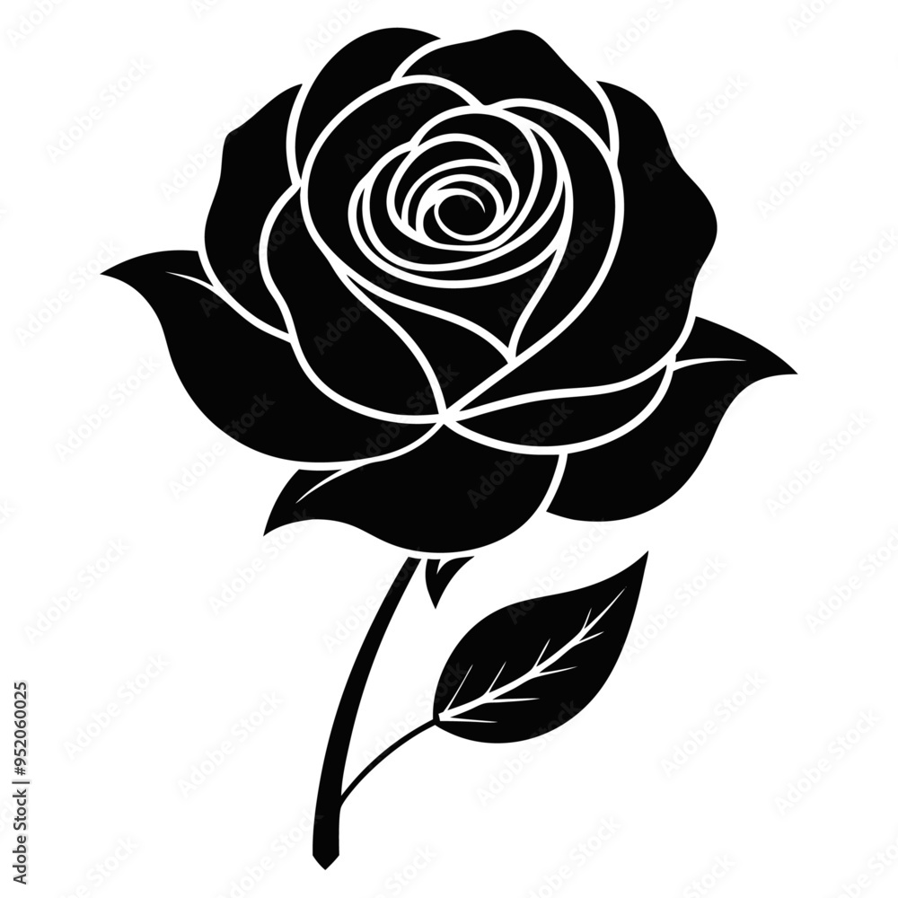 Rose silhouette Rose silhouette