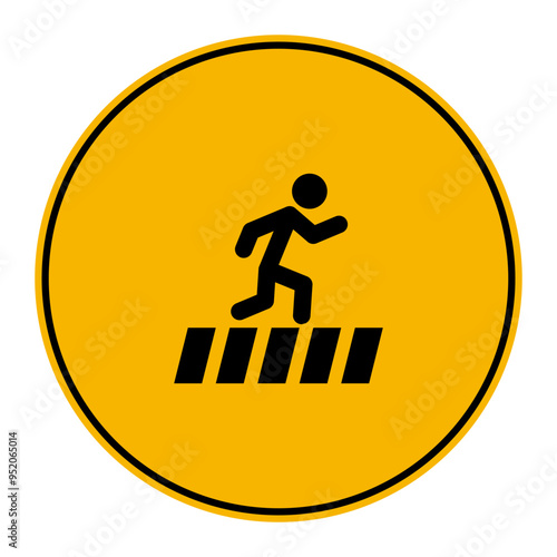 crosswalk icon sign, zebra cross icon, pedestrian crossing icon sign