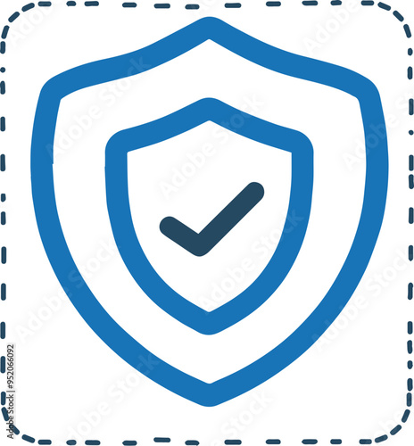 보안 아이콘, 보호와 안전을 상징하는 그래픽