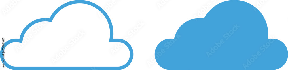 cloud vector icon for weather and technlogy icon Cloud icon vector for web and mobile app. cloud sign and symbol cloud vector icon for weather and technlogy icon Cloud icon vector for web and mobile app. cloud sign and symbol