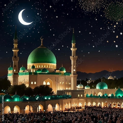 A Post About Representation of Eid Milad Un Nabi photo