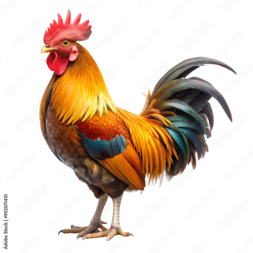 Rooster isolated on transparent background Rooster isolated on transparent background