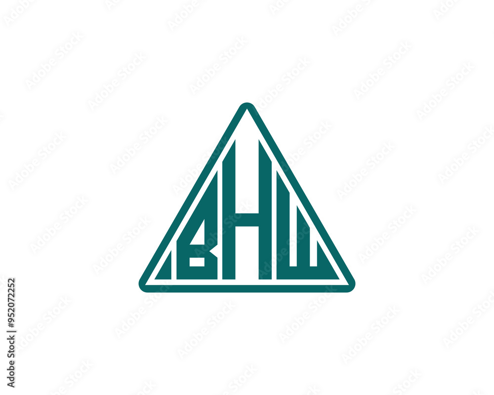 BHW logo design vector template. BHW BHW logo design vector template. BHW
