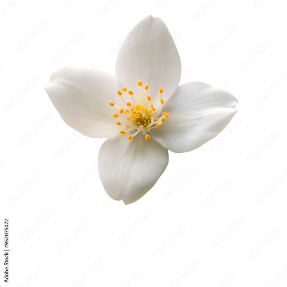 Jasmine flower isolated on transparent background Jasmine flower isolated on transparent background