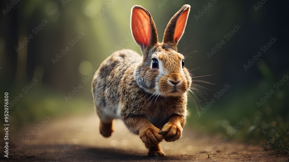 Fototapeta premium rabbit in the forest