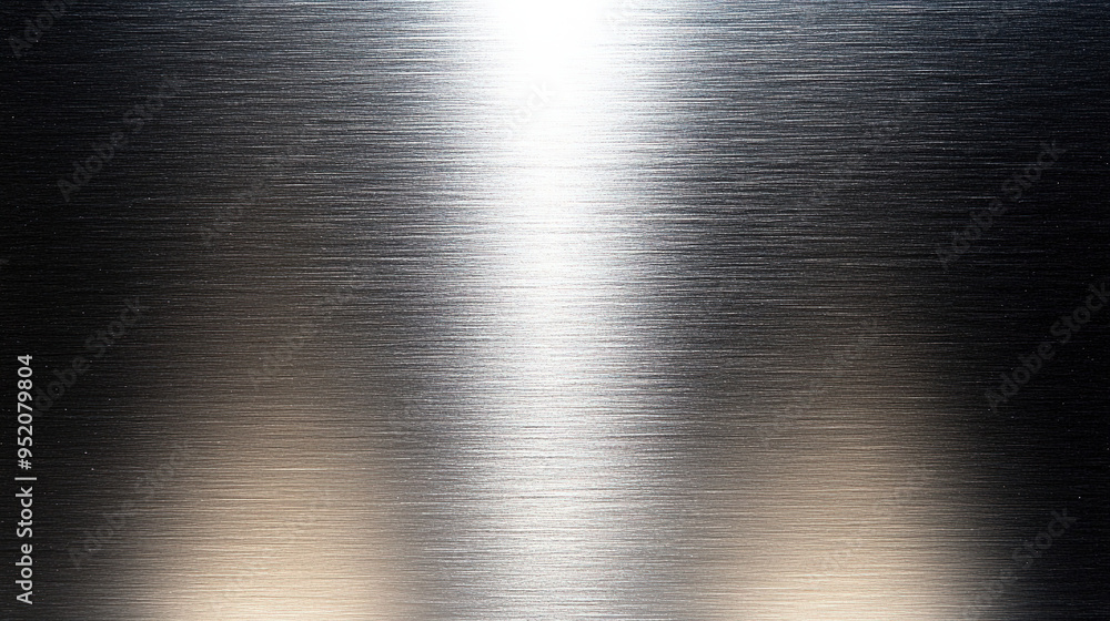 Metallic-textured background with brushed steel effect, featuring fine horizontal lines and reflective highlights for a modern and sleek appearance. Metallic-textured background with brushed steel effect, featuring fine horizontal lines and reflective highlights for a modern and sleek appearance.