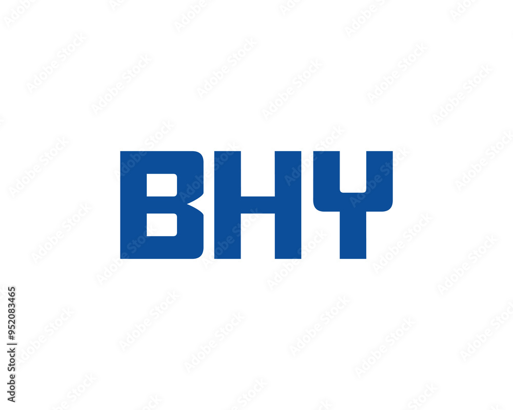 BHY logo design vector template. BHY BHY logo design vector template. BHY