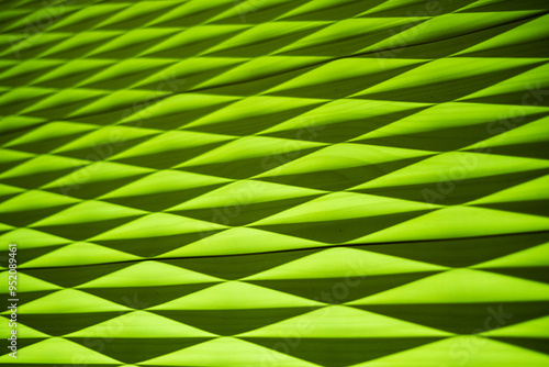 green triangle pattern