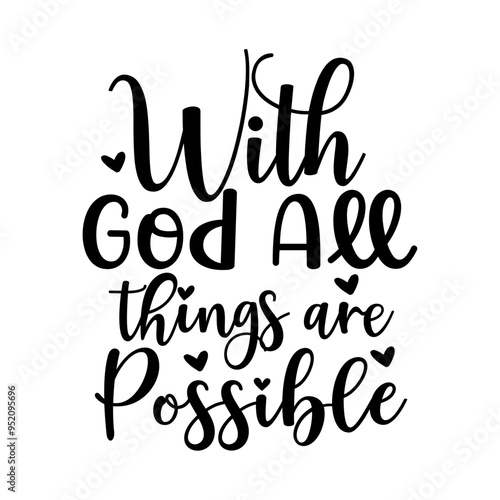 With god all things are possible