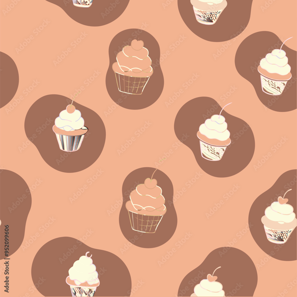 Ice-cake pattern Ice-cake pattern