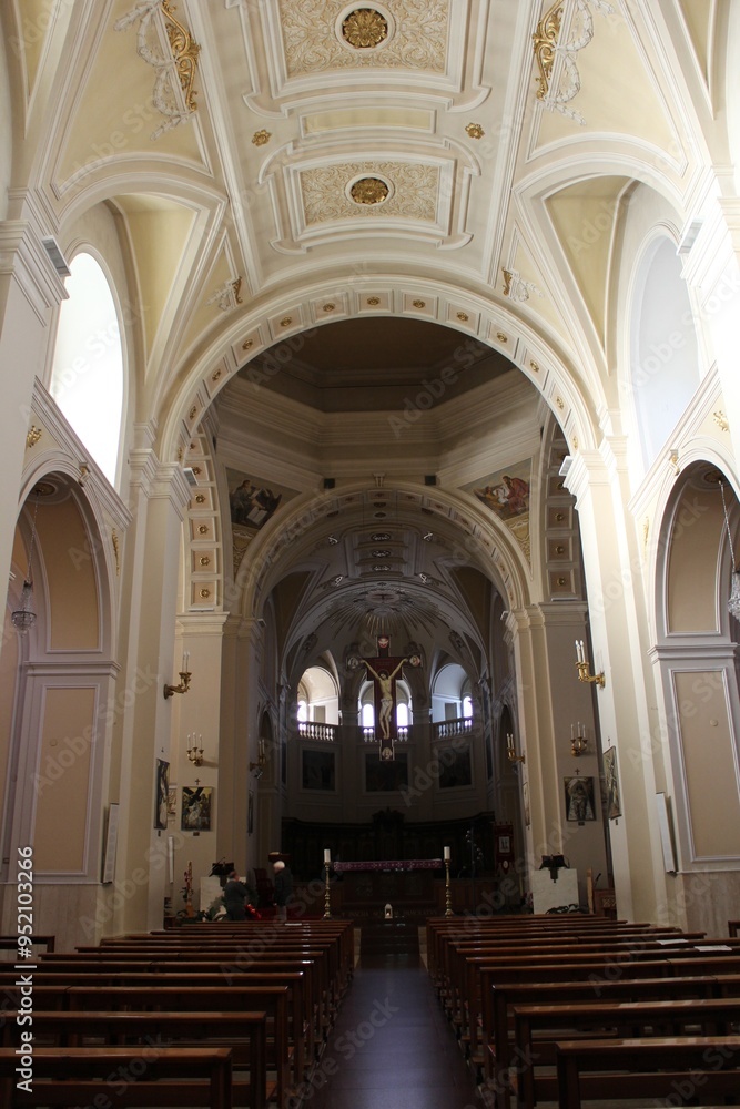 Inside of a church in Alberobello, Italy Inside of a church in Alberobello, Italy