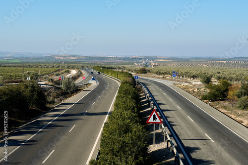 Highway to Sevilla in Spain.