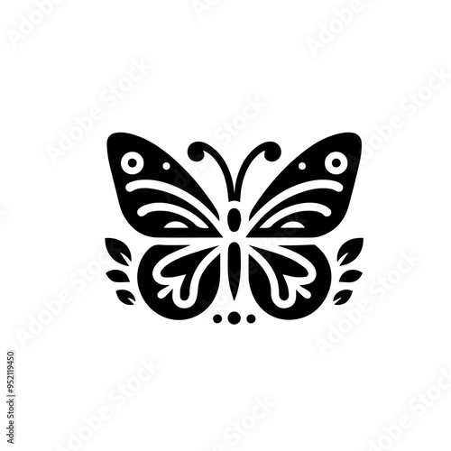 Butterfly icon vector.