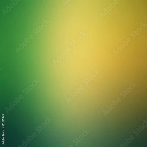 A gradient of colors blends smoothly, transitioning from deep green at the bottom to a soft yellow near the top.