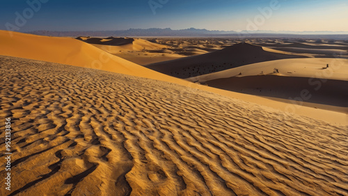 Fototapeta Naklejka Na Ścianę i Meble -  sand dunes in the desert