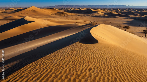 Fototapeta Naklejka Na Ścianę i Meble -  desert sand dunes