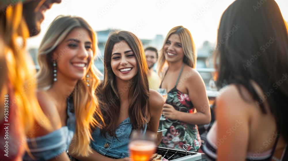 Obraz premium Joyful Moments with Friends