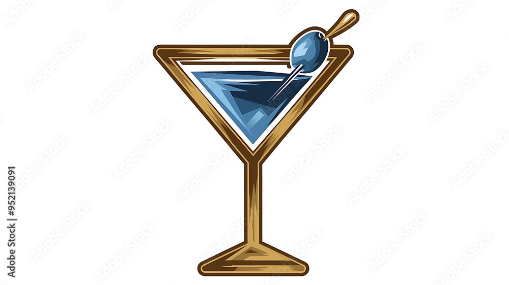 Alcoholic Drink gold plated metalic icon or logo vector Alcoholic Drink gold plated metalic icon or logo vector