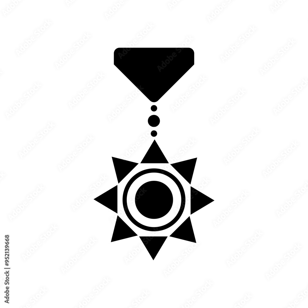 medal icon on isolated on white medal icon on isolated on white