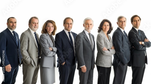 Professional Business Team Portrait