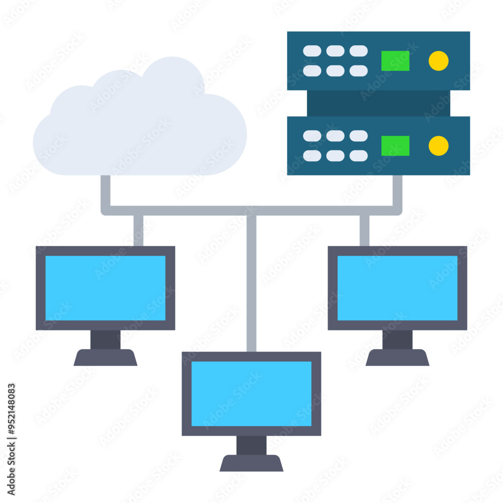 Edge Computing Icon Edge Computing Icon