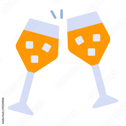Juice glasses Icon