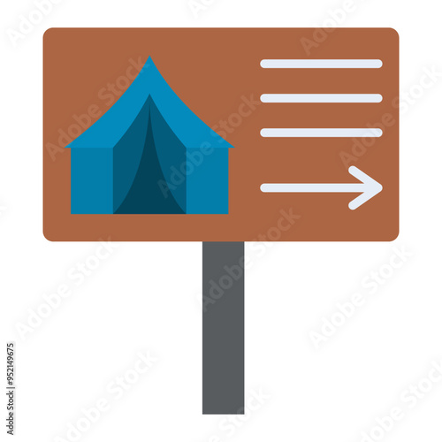 Camping zone Icon