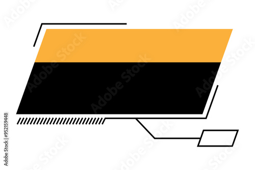 Callout digital box,futuristic callouts template