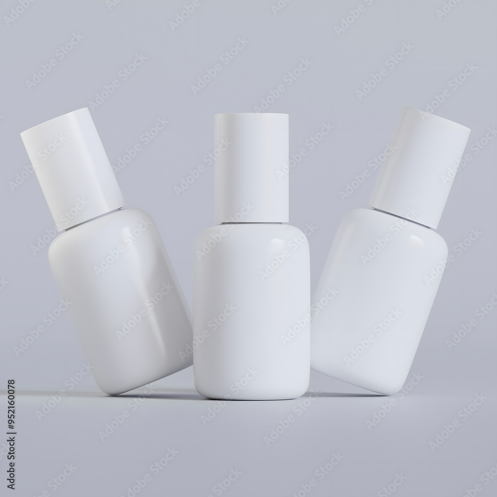 Moisturizing Packaging Makeup, realistic 3D rendering bottle pack Moisturizing Packaging Makeup, realistic 3D rendering bottle pack