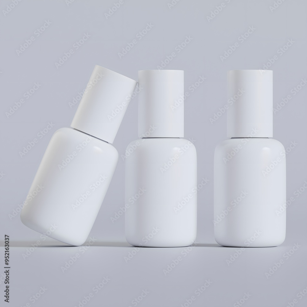 Moisturizing Packaging Makeup, realistic 3D rendering bottle pack Moisturizing Packaging Makeup, realistic 3D rendering bottle pack