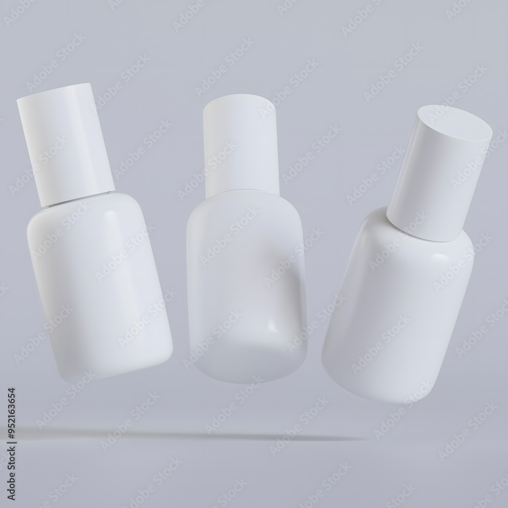 Moisturizing Packaging Makeup, realistic 3D rendering bottle pack Moisturizing Packaging Makeup, realistic 3D rendering bottle pack