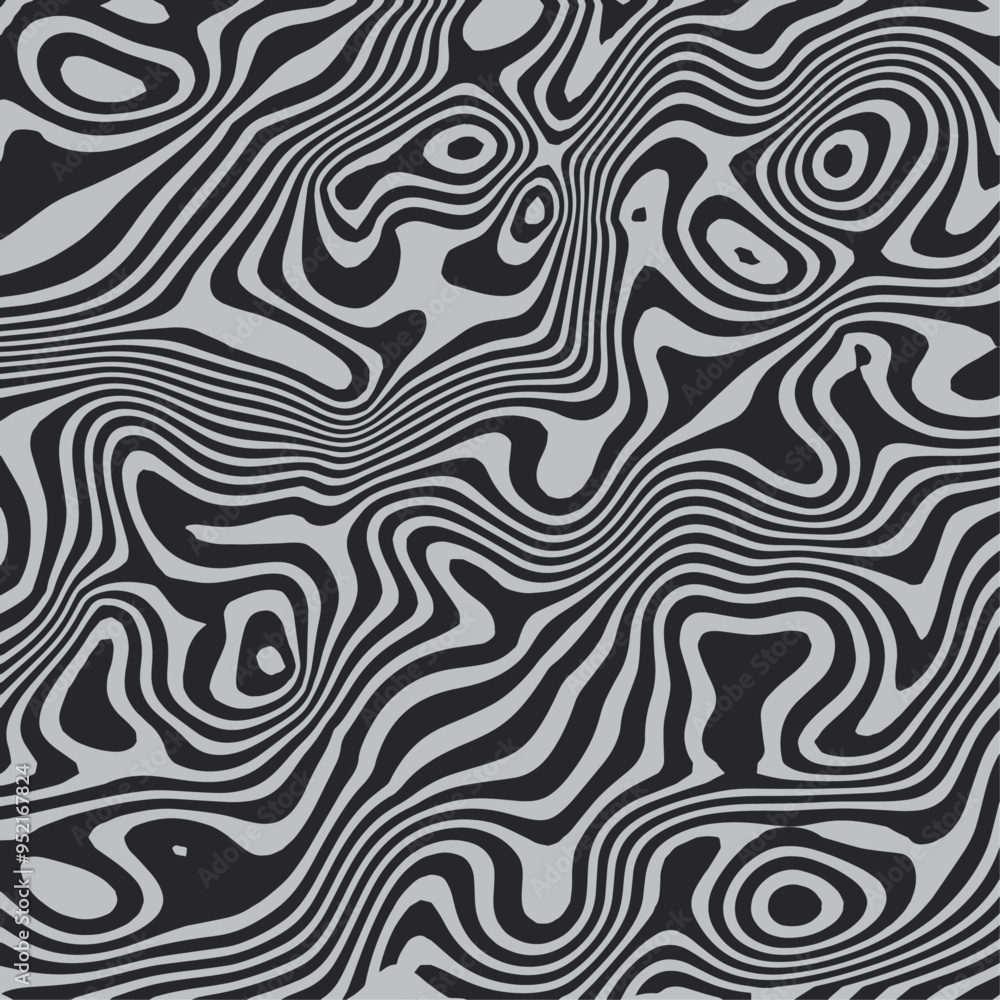 Abstract Liquid Trendy Waves Vector Background Abstract Liquid Trendy Waves Vector Background
