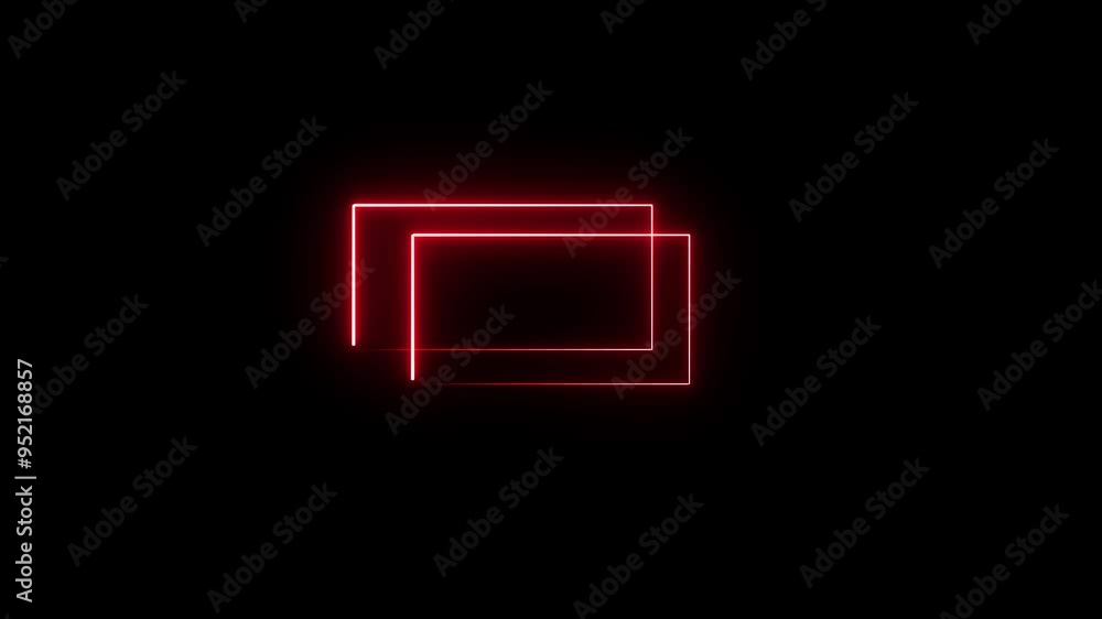 Abstract glowing neon rectangle border frame in the shape rectangle glowing and futuristic energy line animation. Glowing neon rectangle frame line bckgraund. Abstract glowing neon rectangle border frame in the shape rectangle glowing and futuristic energy line animation. Glowing neon rectangle frame line bckgraund.